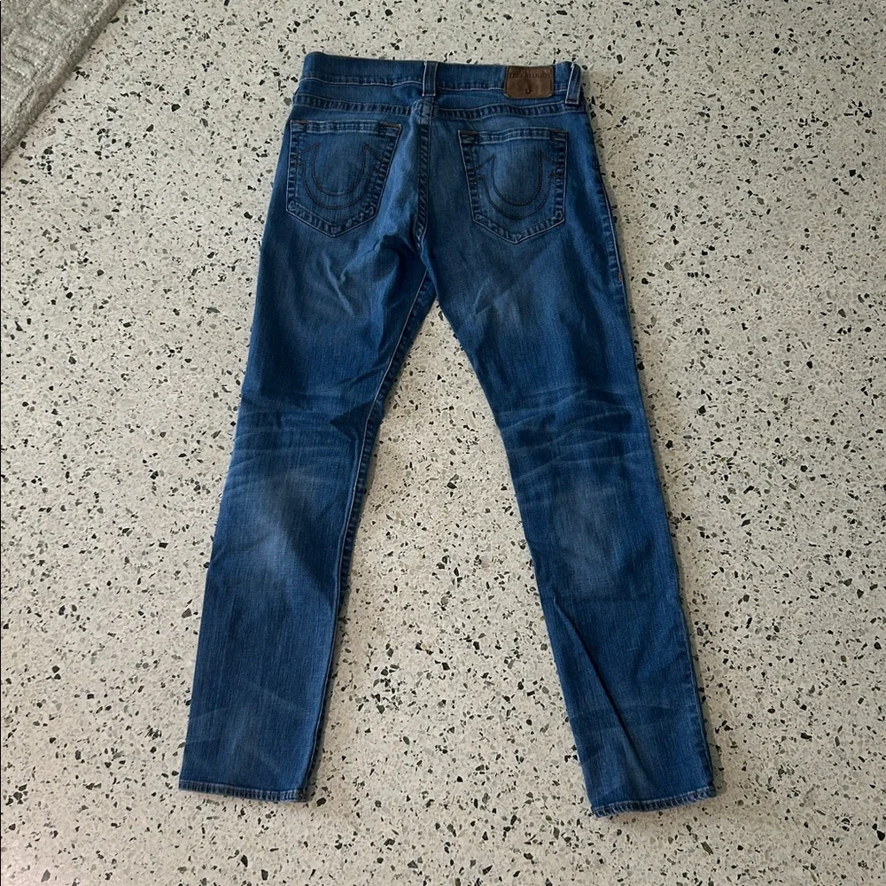 True Religion Men's Blue Jeans 34x32